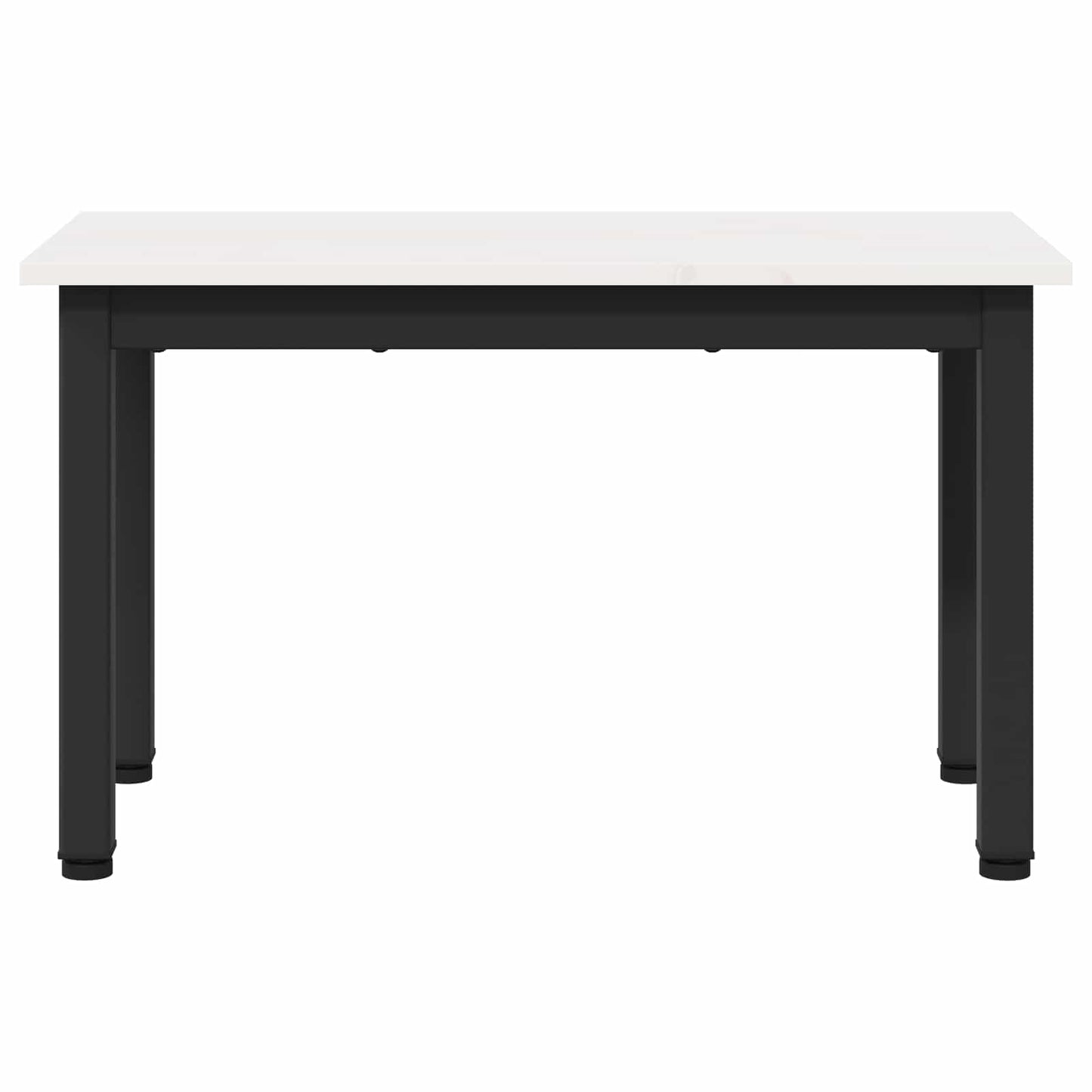 Sofabord Hvid 60 x 30 x 36 cm Massiv fyrretræ