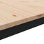 Sofabord Naturfarvet 60 x 60 x 36 cm Massiv fyrretræ