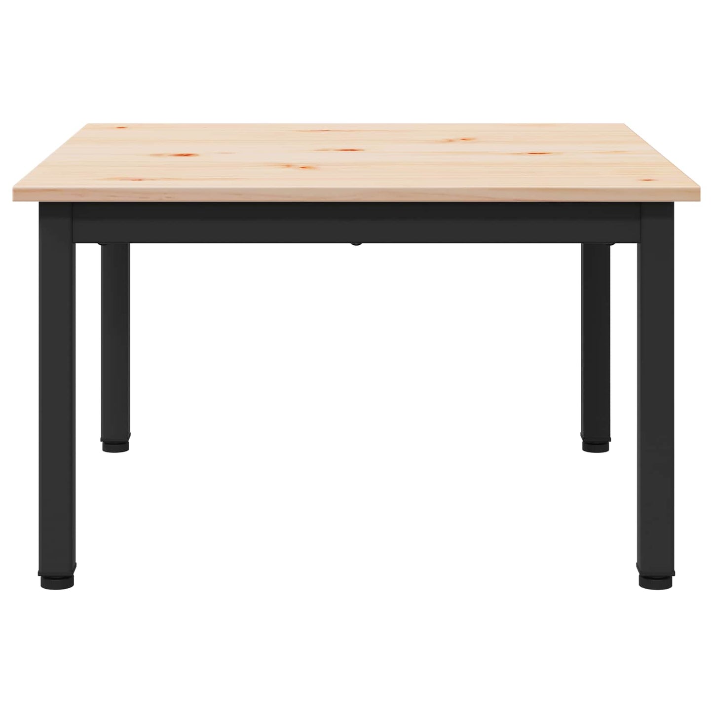 Sofabord Naturfarvet 60 x 60 x 36 cm Massiv fyrretræ