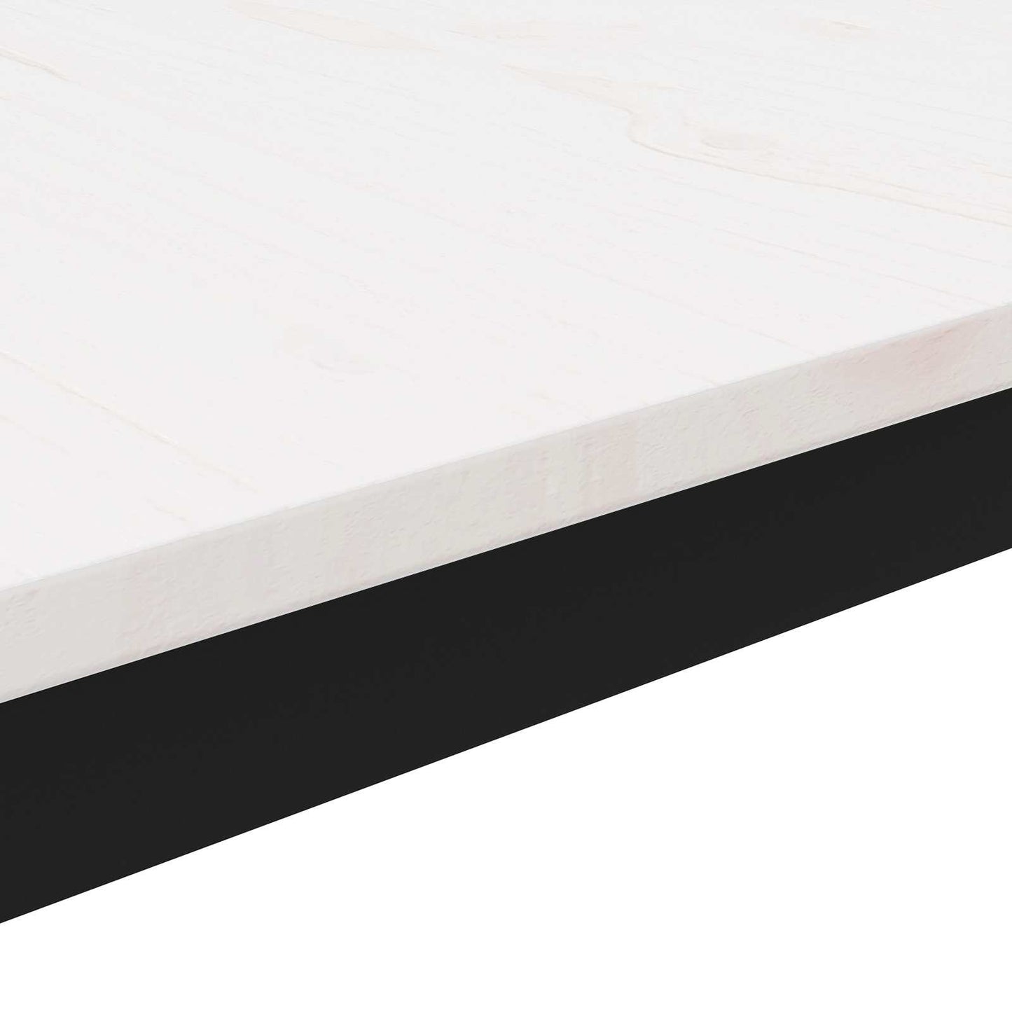 Sofabord Hvid 60 x 60 x 36 cm Massiv fyrretræ