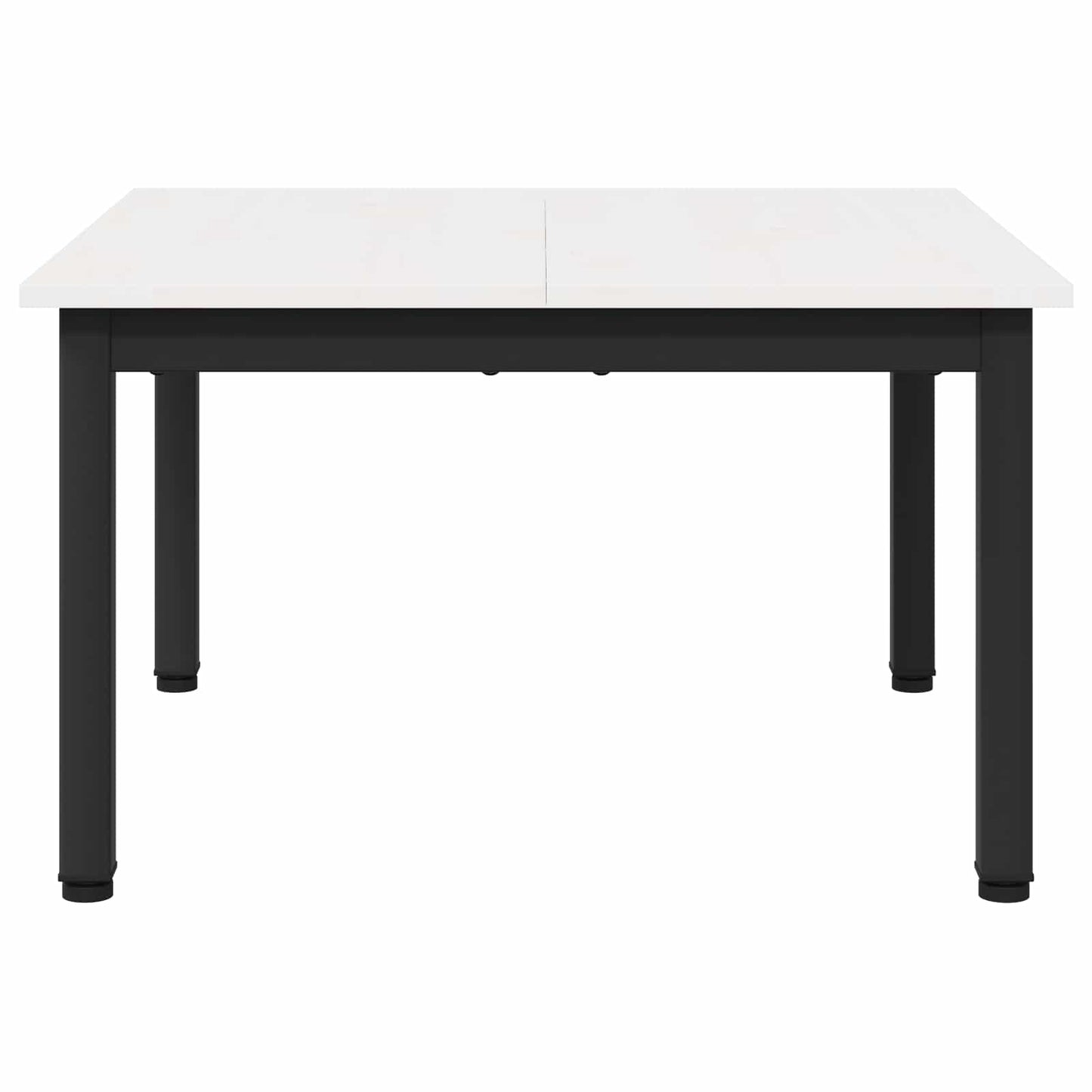 Sofabord Hvid 60 x 60 x 36 cm Massiv fyrretræ