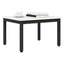 Sofabord Hvid 60 x 50 x 36 cm Massiv fyrretræ