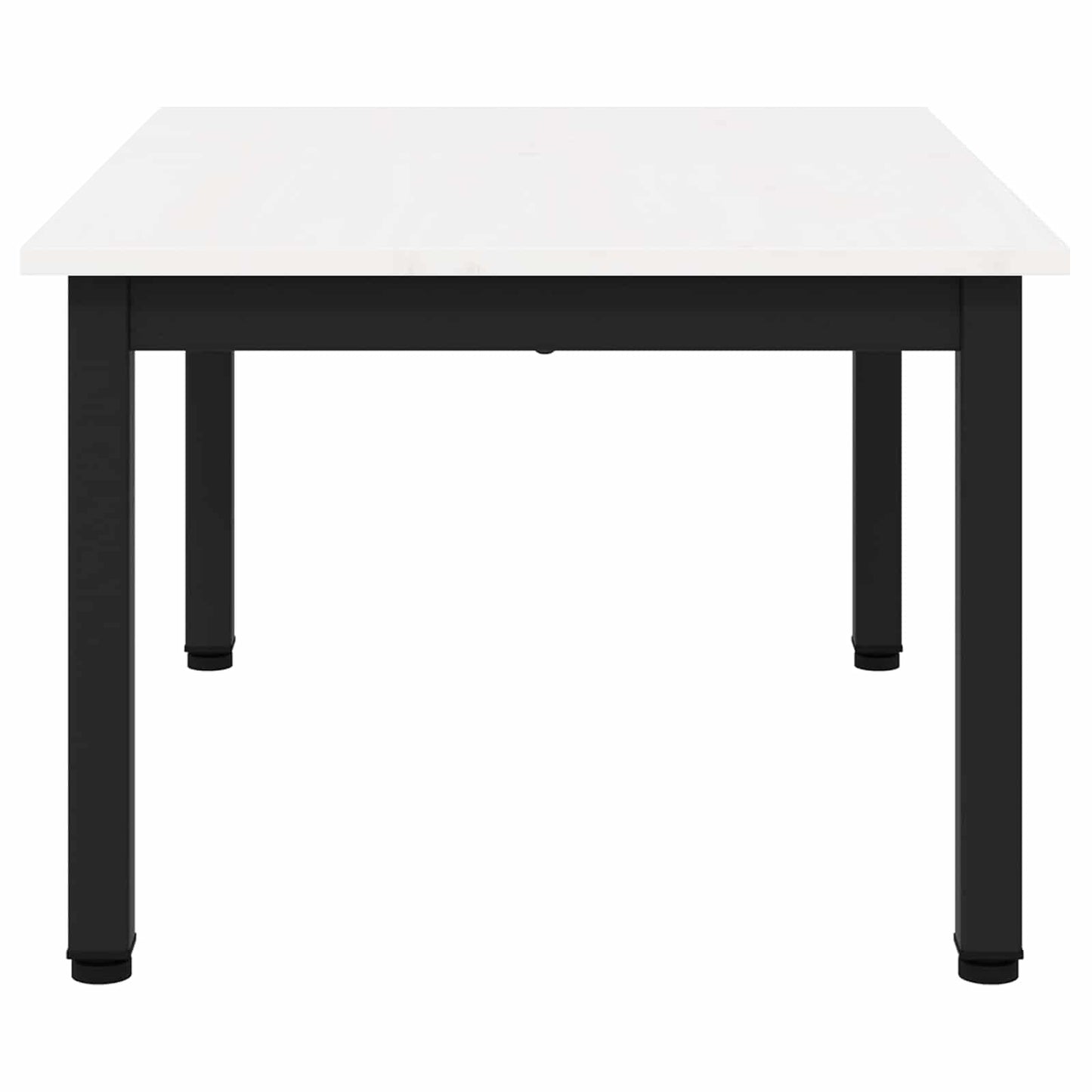 Sofabord Hvid 70 x 50 x 36 cm Massiv fyrretræ