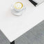 Sofabord Hvid 100 x 50 x 45 cm Massiv fyrretræ