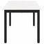 Sofabord Hvid 100 x 50 x 45 cm Massiv fyrretræ