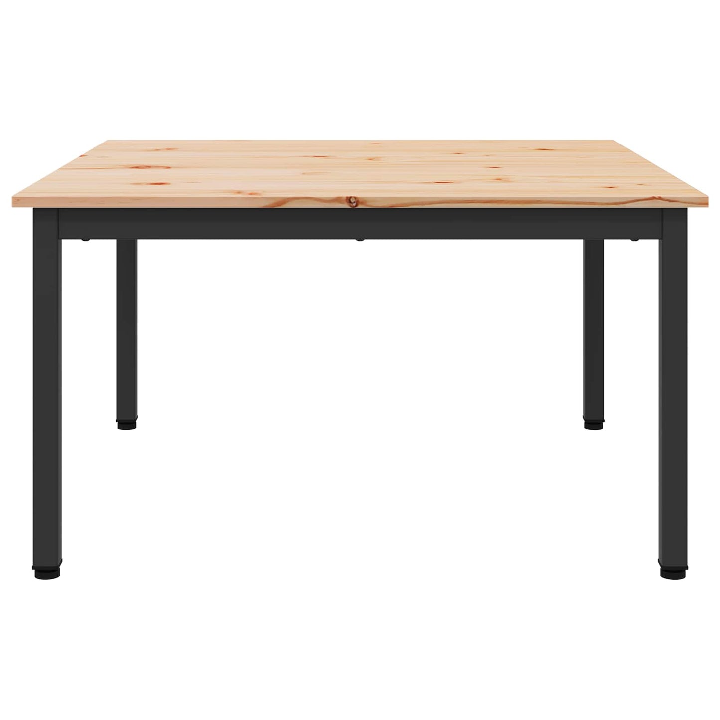 Sofabord Naturfarvet 80 x 80 x 45 cm Massiv fyrretræ