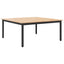 Sofabord Naturfarvet 100 x 100 x 45 cm Massiv fyrretræ