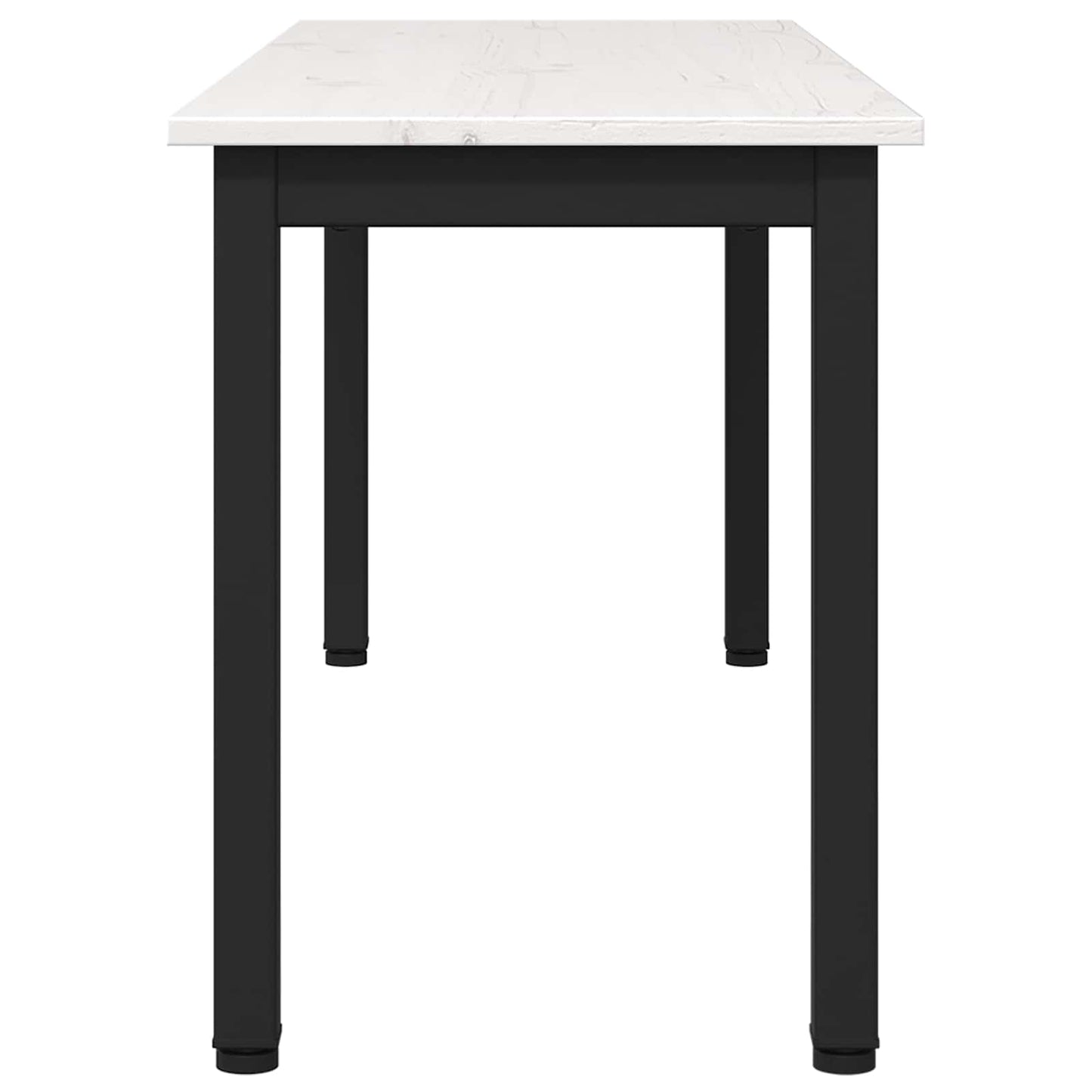bænk Hvid 110 x 35 x 45 cm Massiv fyrretræ