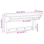 Jakkeholder HILL Honningbrun 90 x 35 x 41.5 cm Massivt fyrretræ