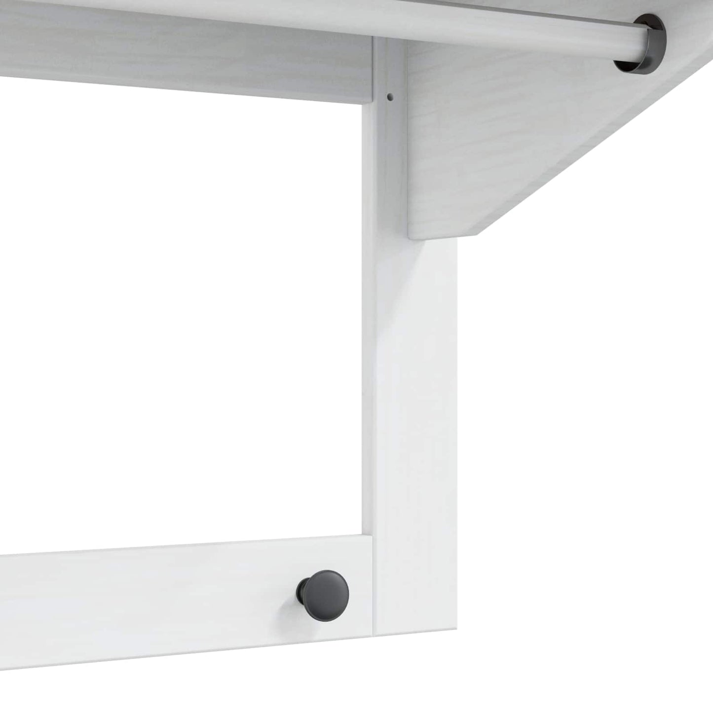 Jakkeholder HILL Hvid og honningbrun 90 x 35 x 41.5 cm