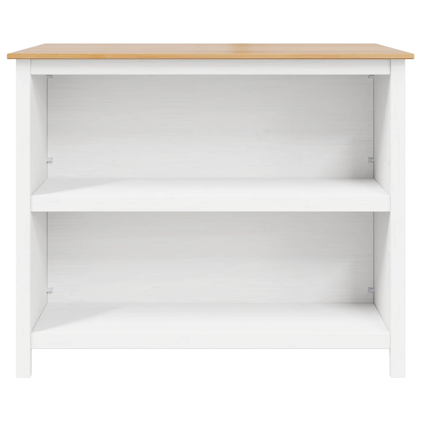 Køkkenøer HILL Hvid 112 x 66 x 90 cm Massivt fyrretræ