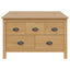 Sofabord HILL Honningbrun 79,5 x 79,5 x 49 cm Massivt fyrretræ