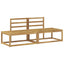 Udendørs Modulsofa 2 Stk Hvid 182,5 x 63 x 73 cm