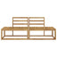 Udendørs Modulsofa 2 Stk Hvid 182,5 x 63 x 73 cm