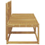 Udendørs Modulsofa 2 Stk Hvid 182,5 x 63 x 73 cm