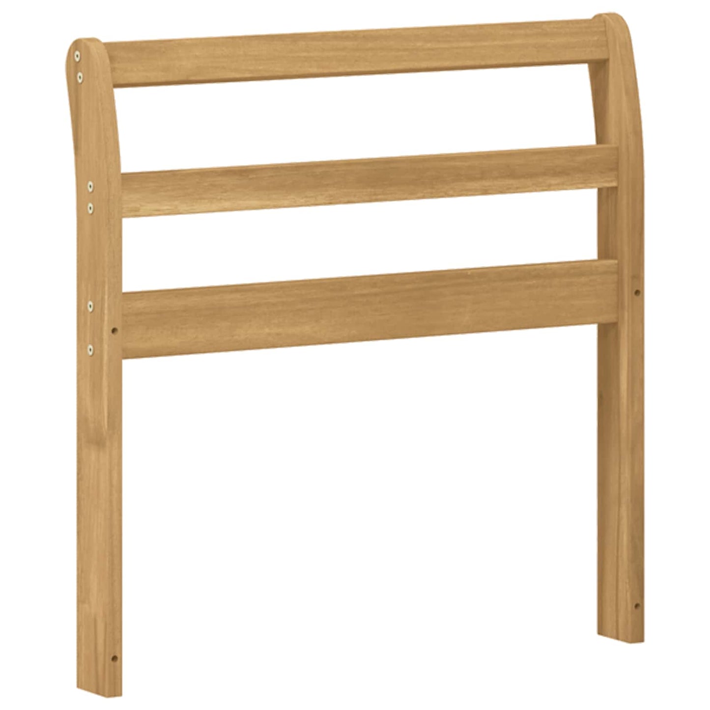 Armlænsmodul 2 pcs Hvid 58,5 x 8,5 x 60 cm Massivt Akacietræ