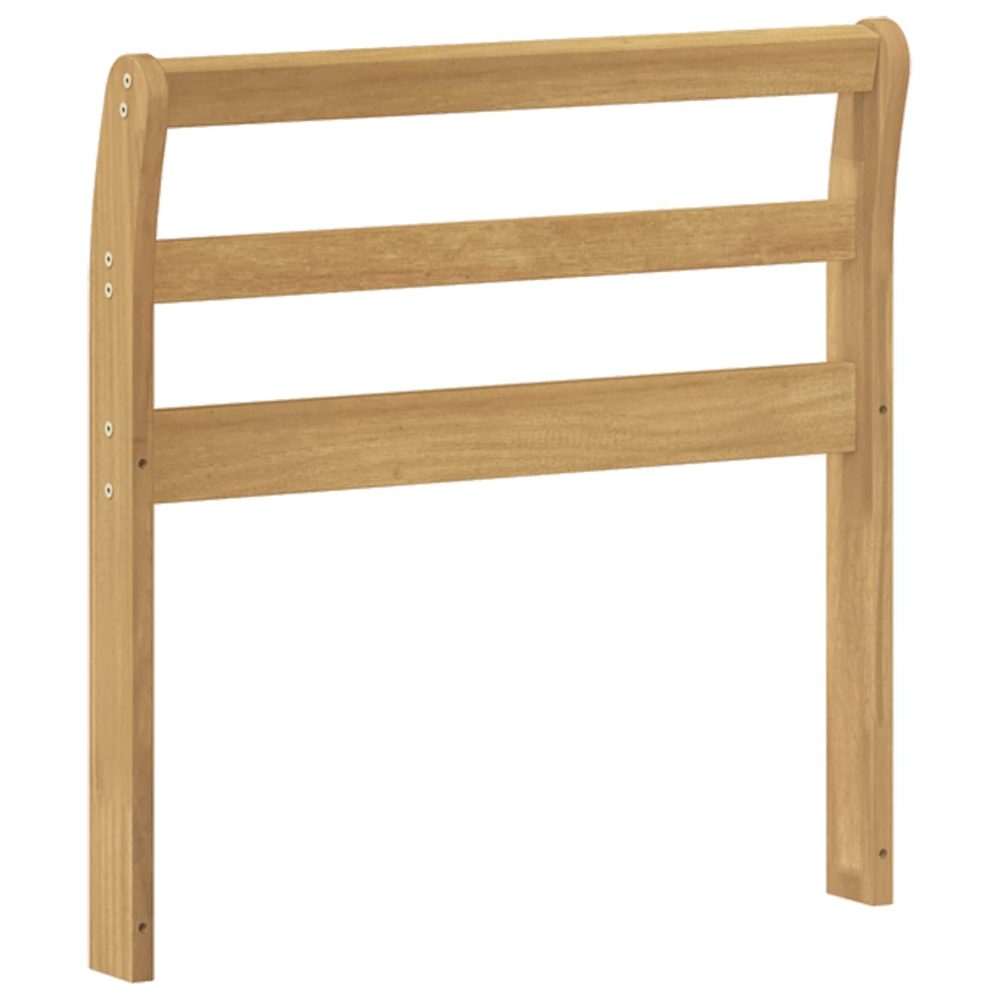 Armlænsmodul 2 pcs Hvid 58,5 x 8,5 x 60 cm Massivt Akacietræ