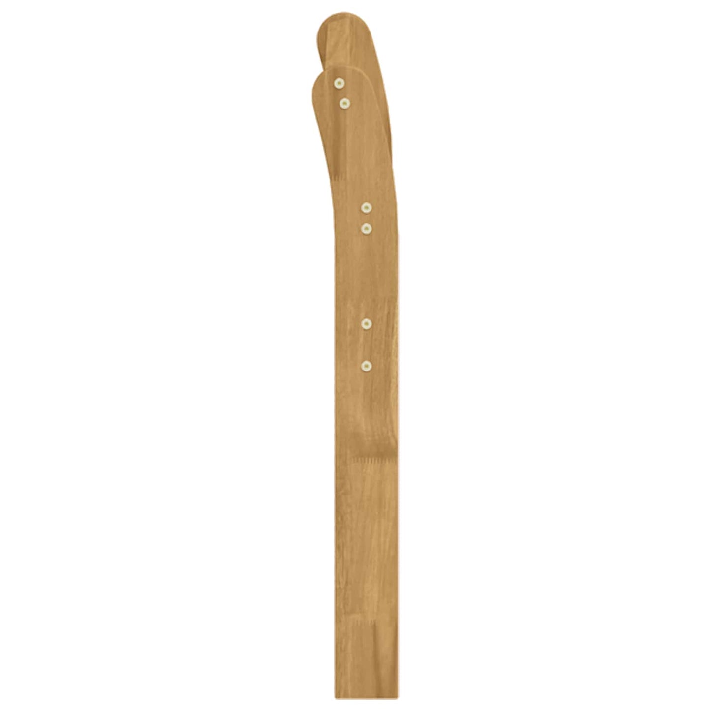 Armlænsmodul 2 pcs Hvid 58,5 x 8,5 x 60 cm Massivt Akacietræ