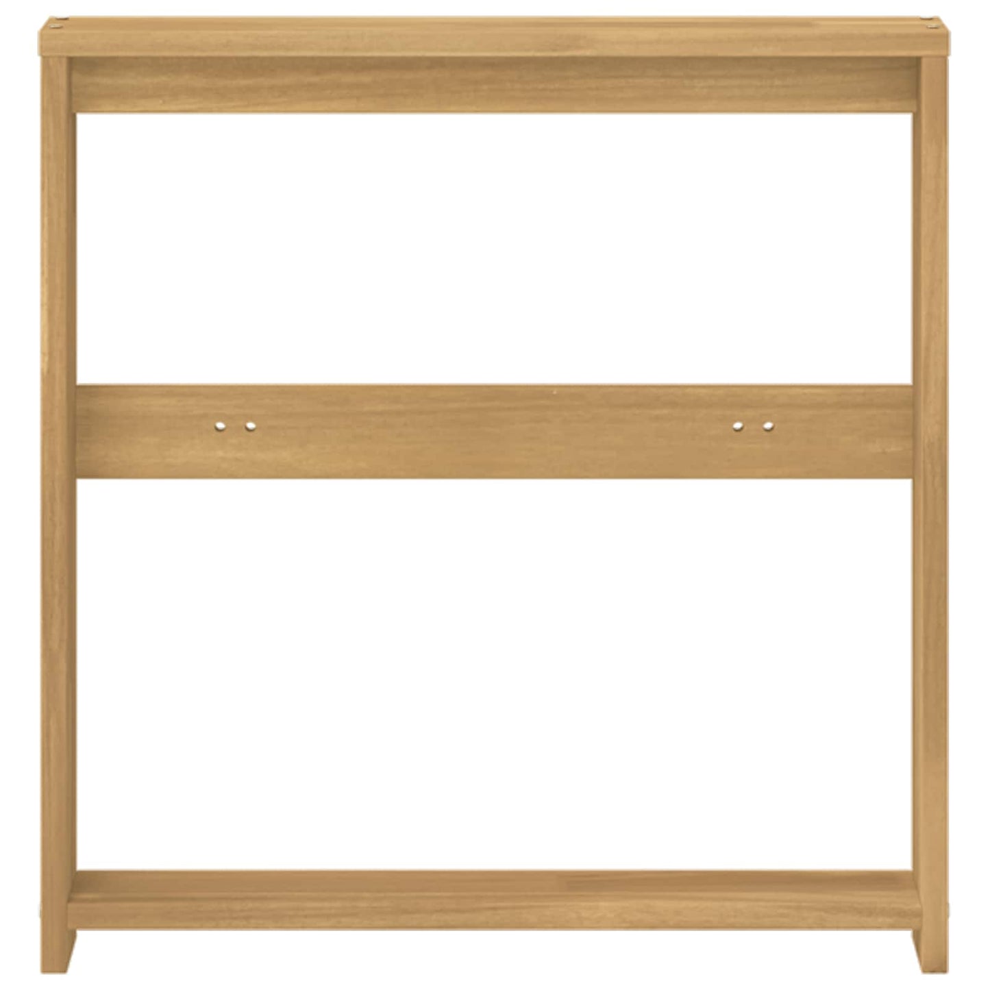 Armlænsmodul 2 pcs Hvid 58,5 x 10 x 61 cm Massivt Akacietræ