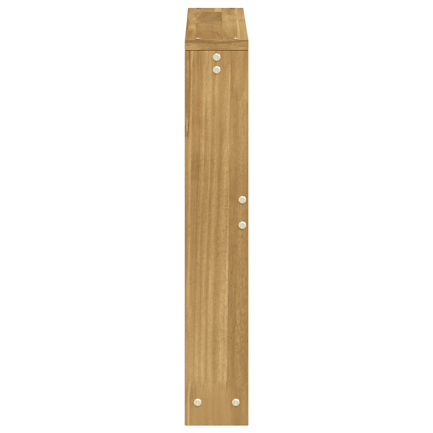 Armlænsmodul 2 pcs Hvid 58,5 x 10 x 61 cm Massivt Akacietræ