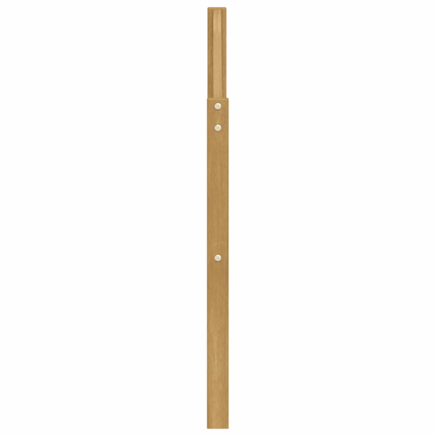 Armlæn modul 2 pcs Hvid 59 x 4 x 73 cm Massivt Akacietræ