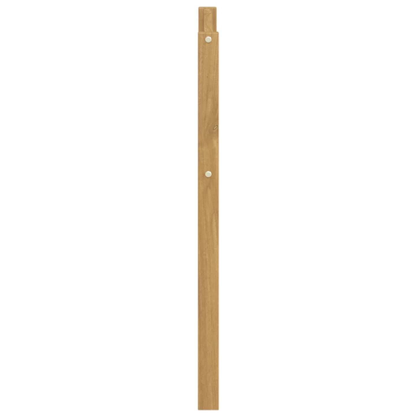 Armlænsmodul 2 pcs Hvid 59 x 4 x 73 cm Massivt Akacietræ