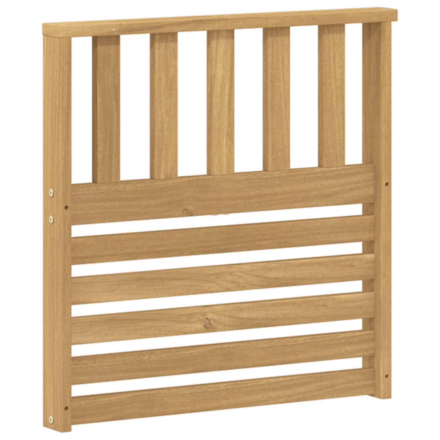 Armlænsmodul 2 pcs Hvid 60 x 6 x 61 cm Massivt Akacietræ