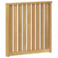 Armlænsmodul 2 pcs Hvid 60 x 6 x 61 cm Massivt Akacietræ