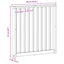 Armlænsmodul 2 pcs Hvid 60 x 6 x 61 cm Massivt Akacietræ