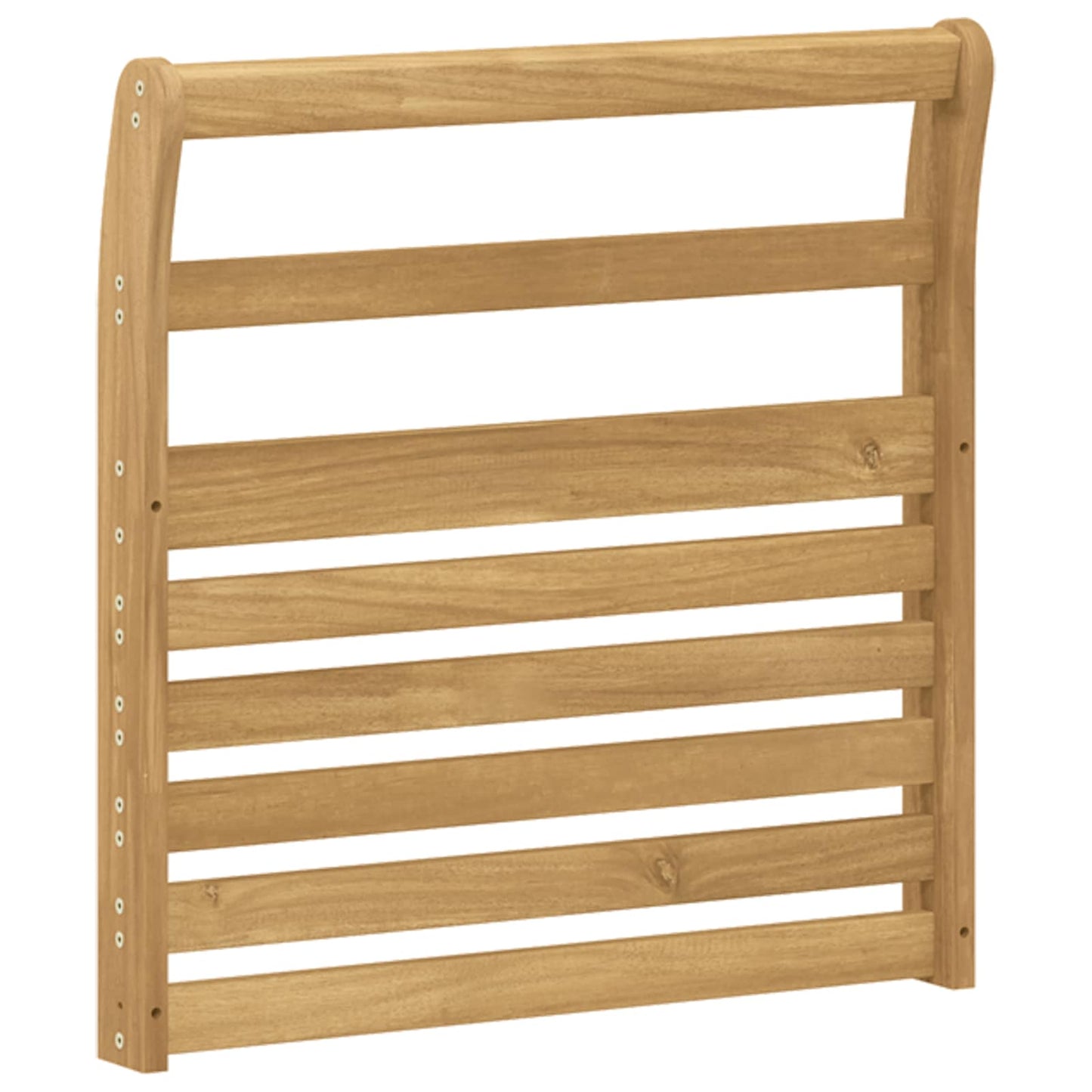Armlænsmodul 2 pcs Hvid 58,5 x 8 x 60 cm Massivt Akacietræ