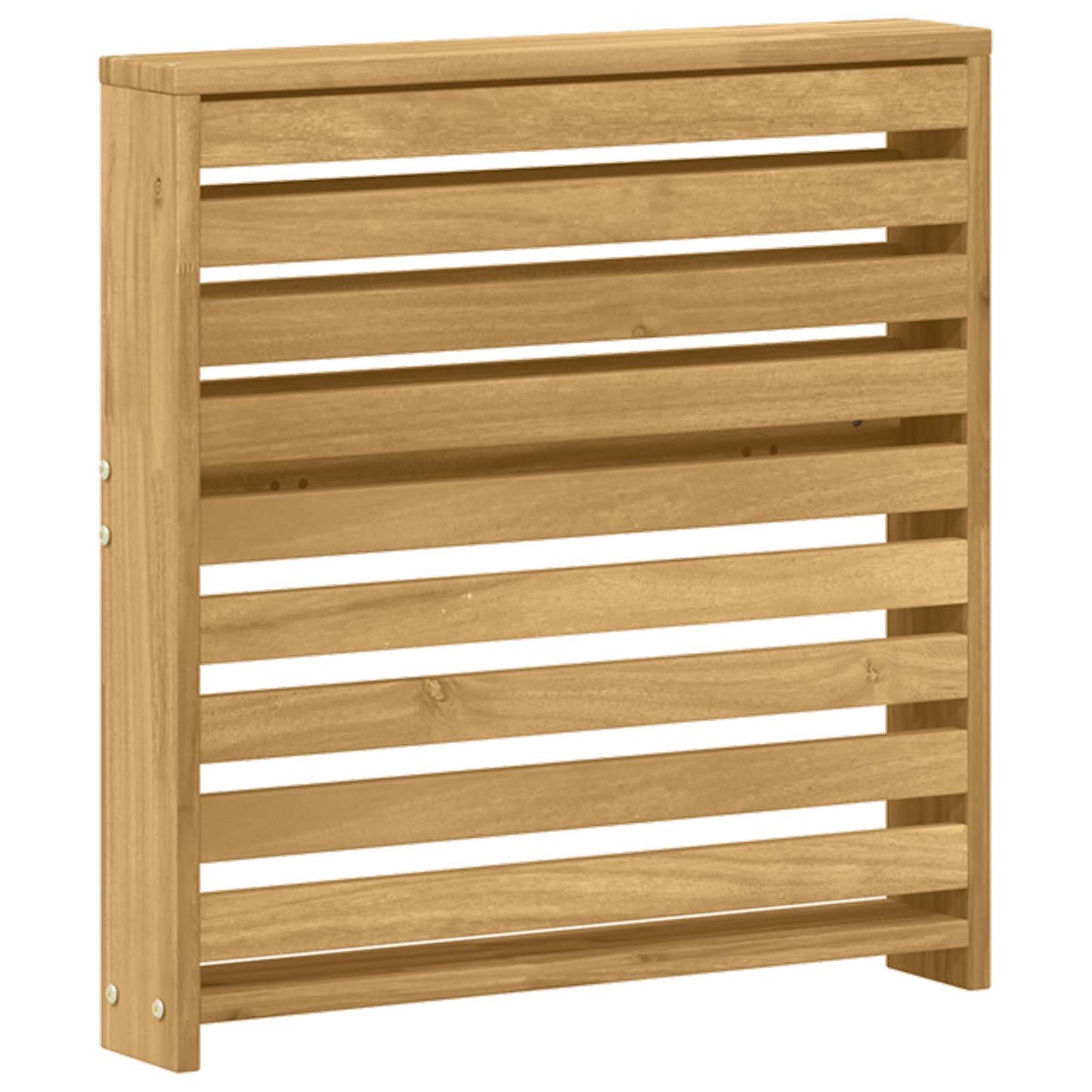 Armlænsmodul 2 pcs Hvid 58,5 x 10 x 61 cm Massivt Akacietræ