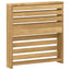 Armlænsmodul 2 pcs Hvid 58,5 x 10 x 61 cm Massivt Akacietræ
