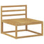 Udendørs Mellem Sofa Hvid 79 x 83 x 73 cm