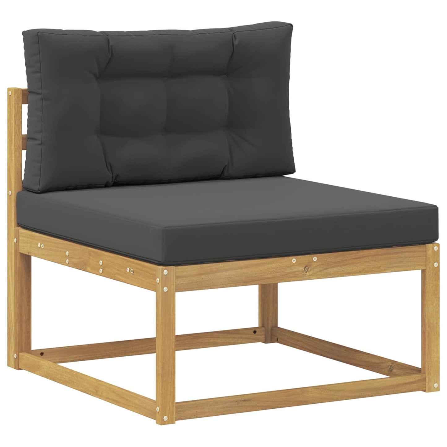 Udendørs Mellem Sofa Polyester Hvid