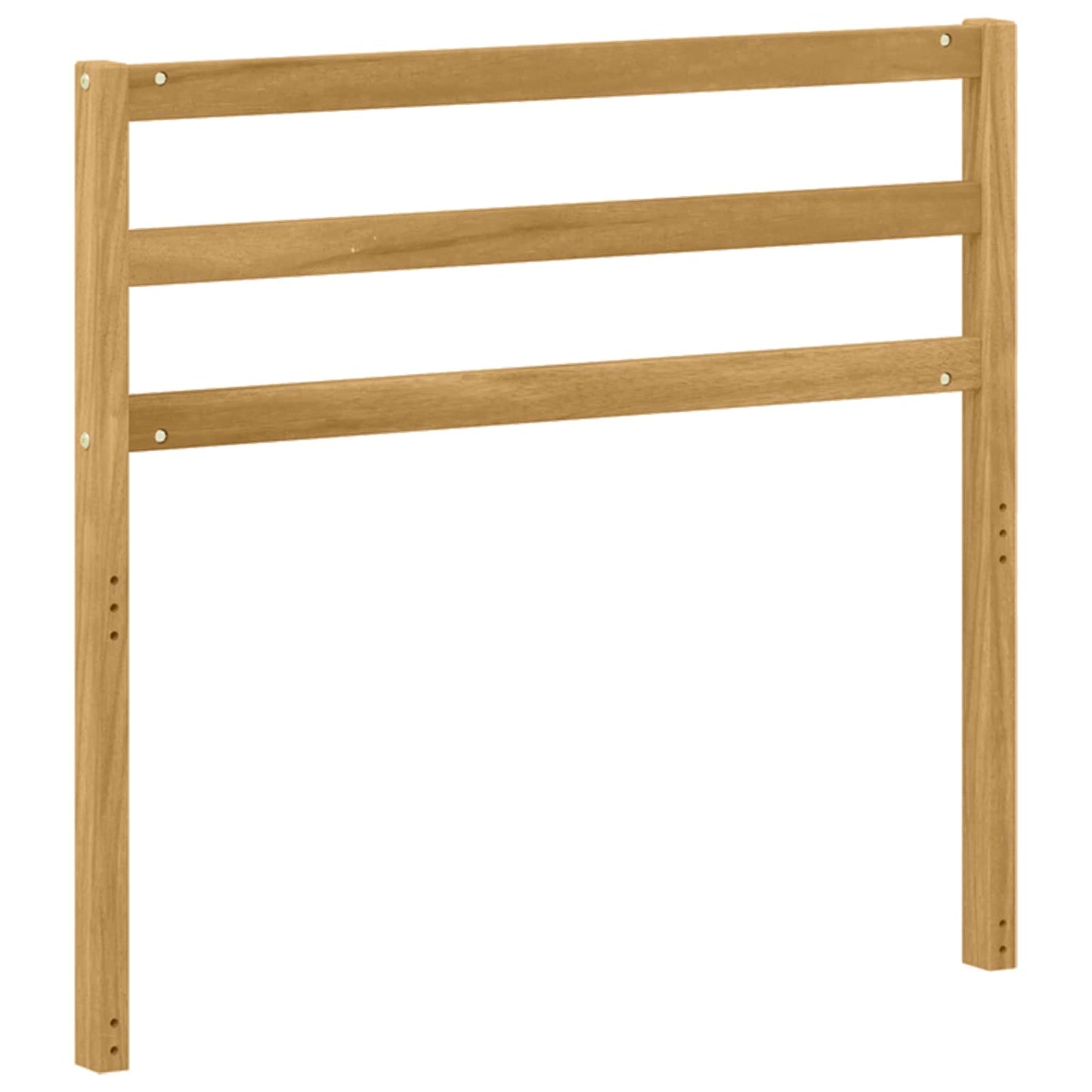 Armlænsmodul 2 pcs Hvid 79 x 4 x 73 cm Massivt Akacietræ