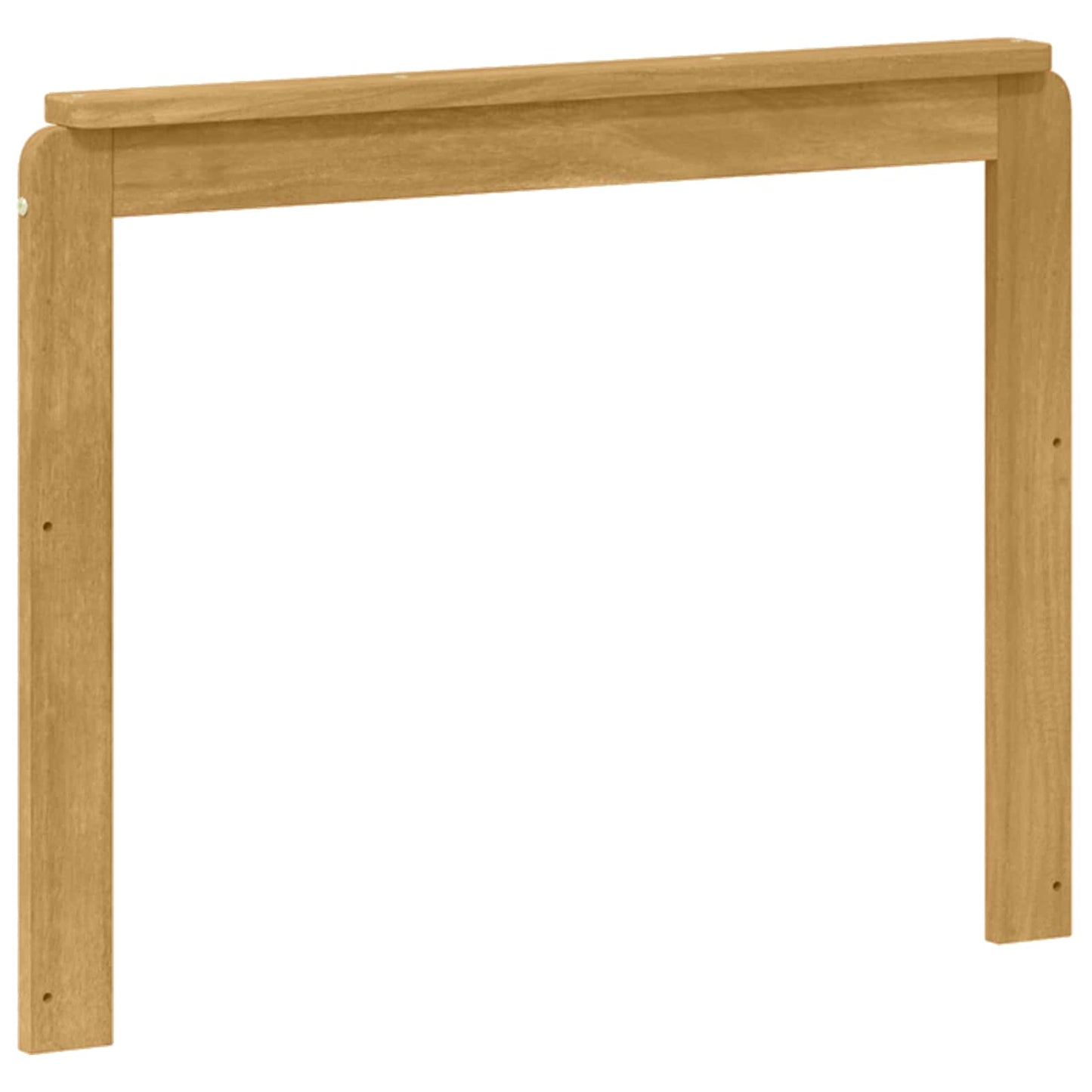 Armlænsmodul 2 pcs Hvid 79 x 6 x 61 cm Massivt Akacietræ