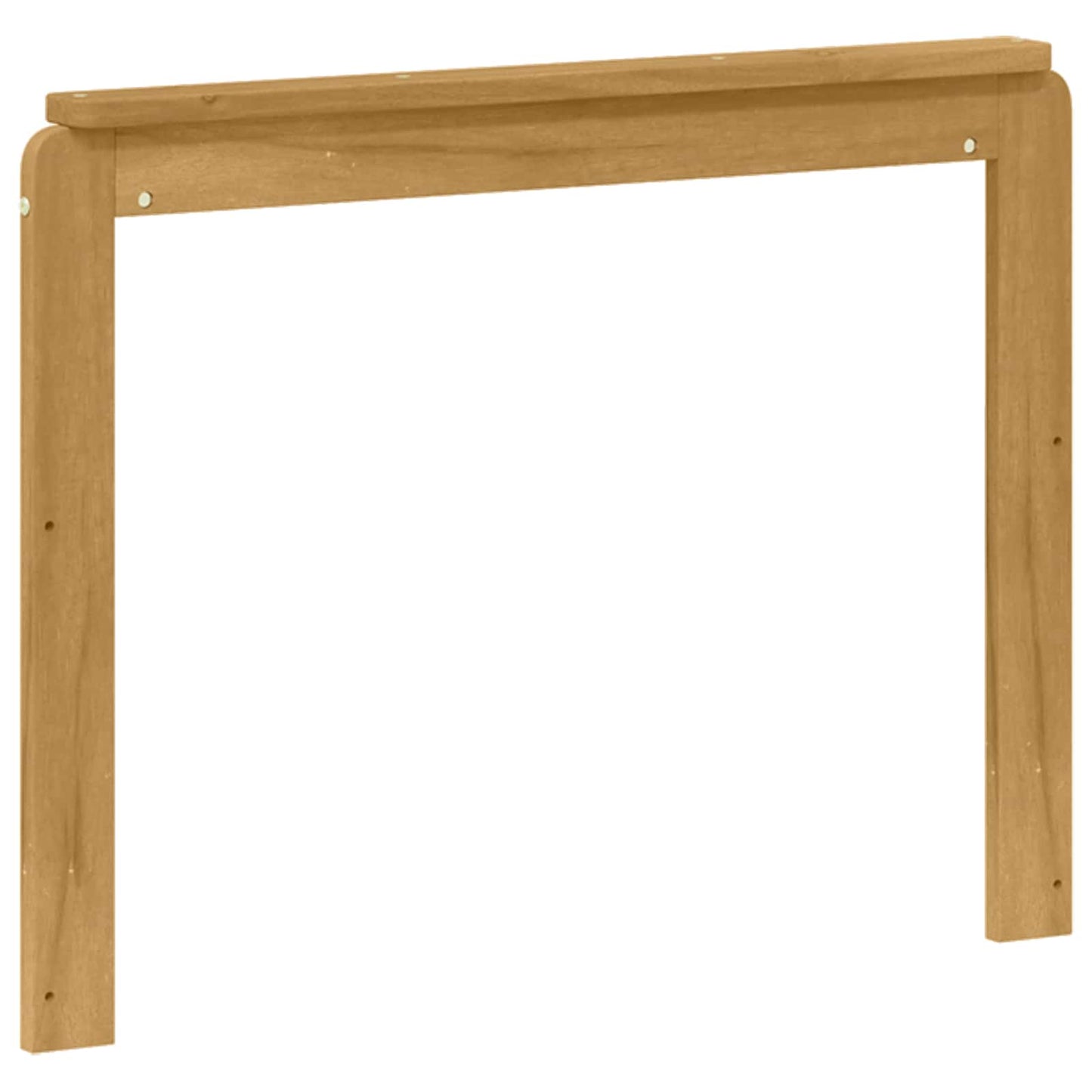 Armlænsmodul 2 pcs Hvid 79 x 6 x 61 cm Massivt Akacietræ