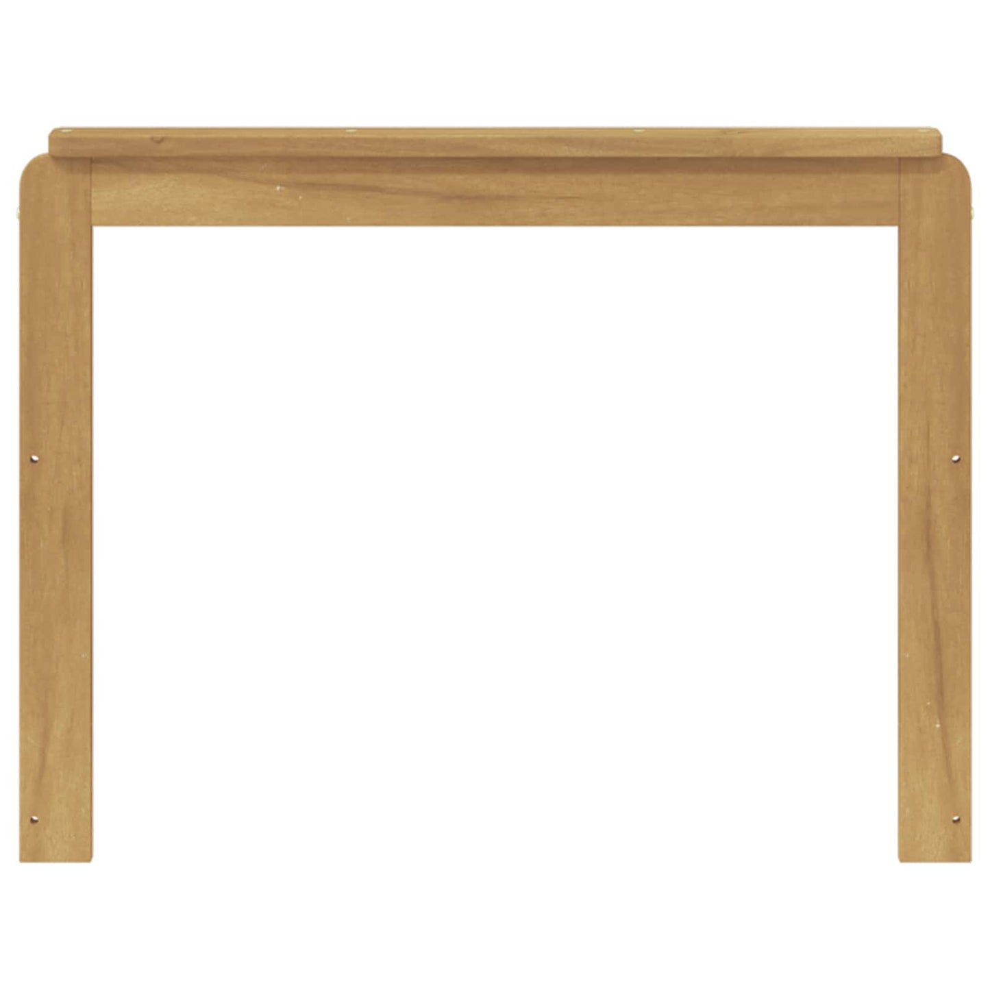 Armlænsmodul 2 pcs Hvid 79 x 6 x 61 cm Massivt Akacietræ