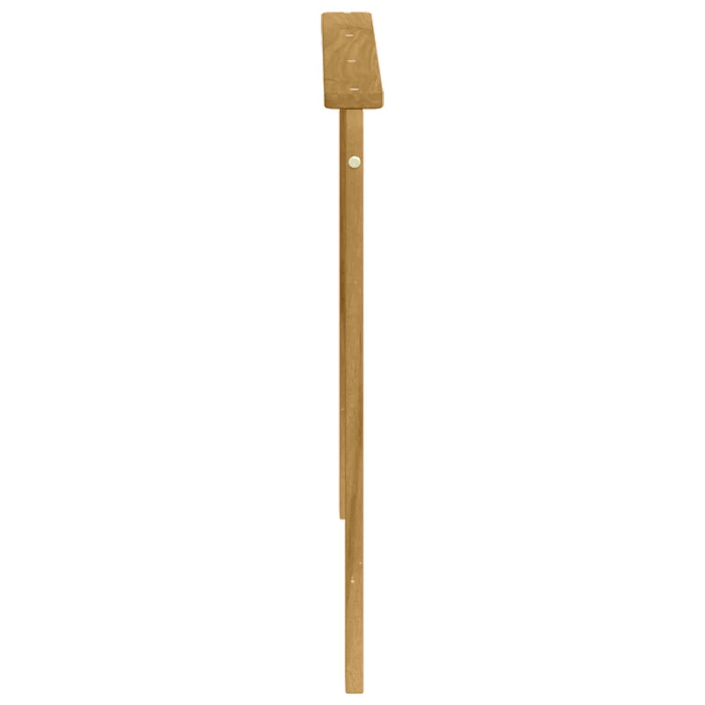 Armlænsmodul 2 pcs Hvid 79 x 6 x 61 cm Massivt Akacietræ
