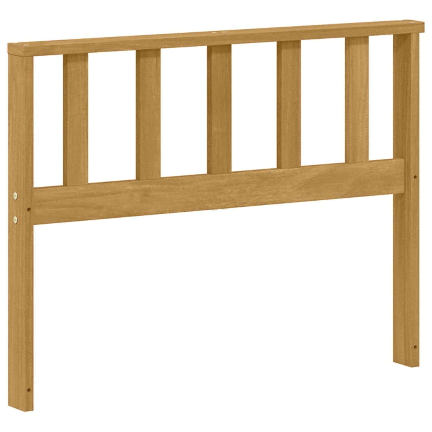 Armlæn Modul 2 pcs Hvid 80 x 6 x 61 cm Massivt Akacietræ