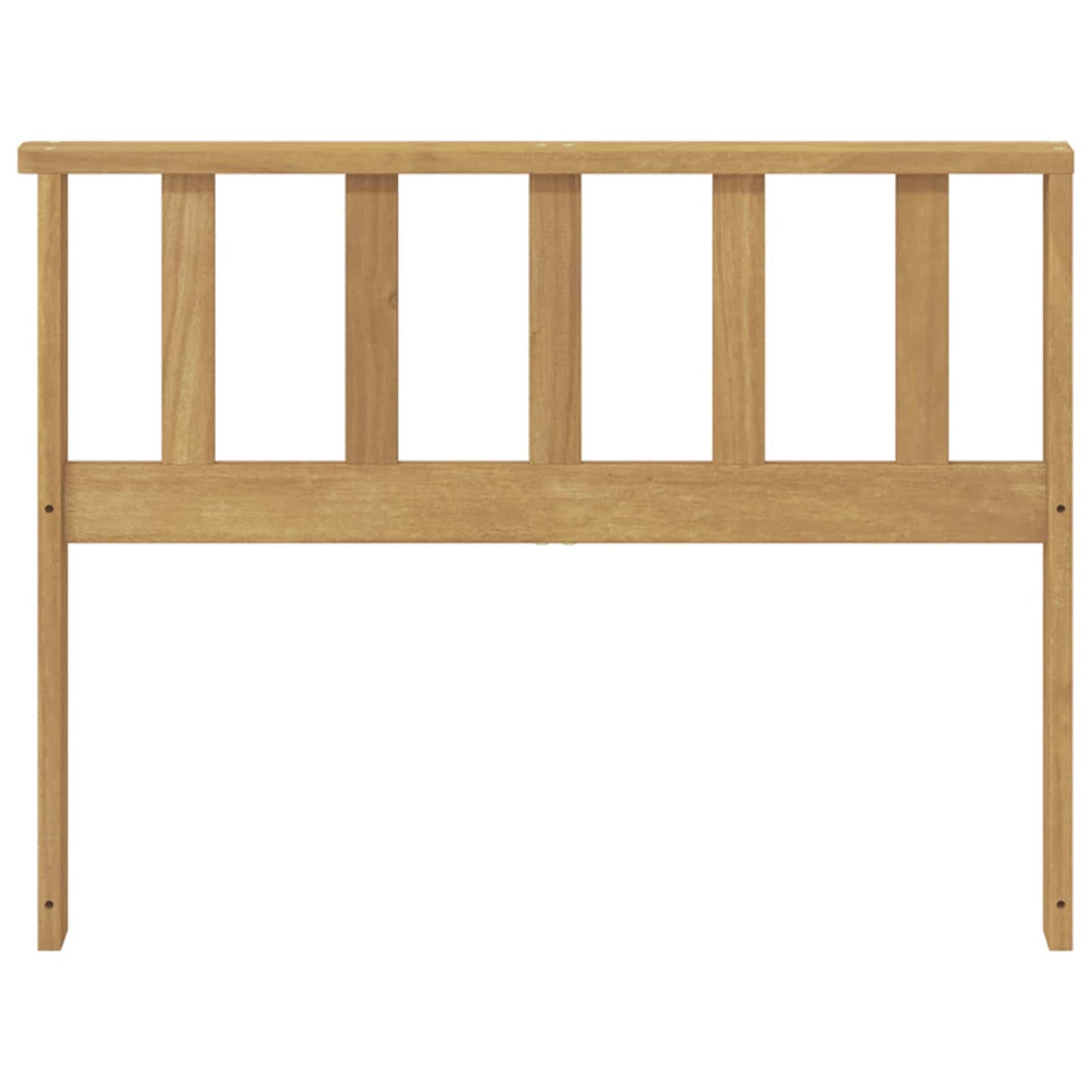 Armlæn Modul 2 pcs Hvid 80 x 6 x 61 cm Massivt Akacietræ