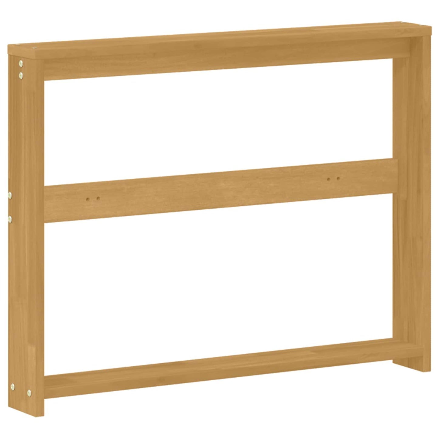 Armlænsmodul 2 pcs Hvid 78,5 x 10 x 61 cm Massivt Akacietræ