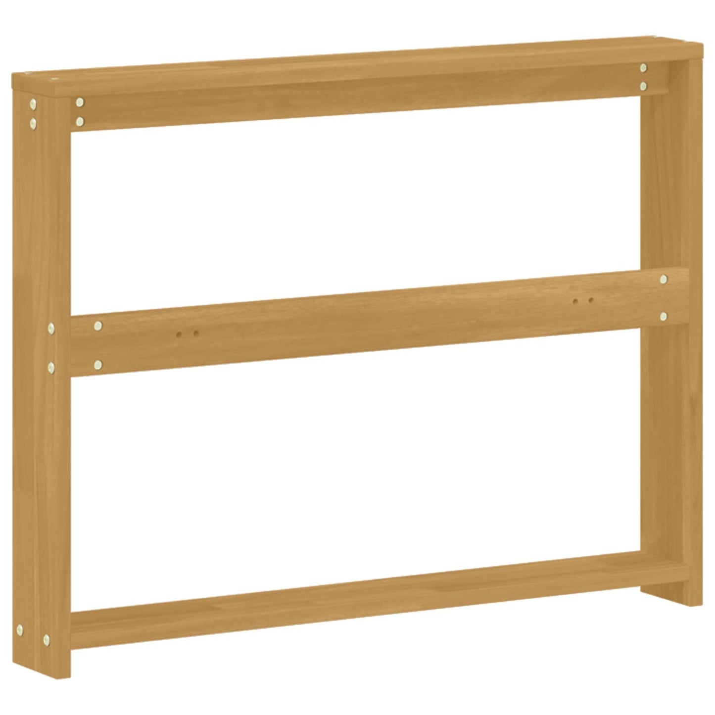 Armlænsmodul 2 pcs Hvid 78,5 x 10 x 61 cm Massivt Akacietræ
