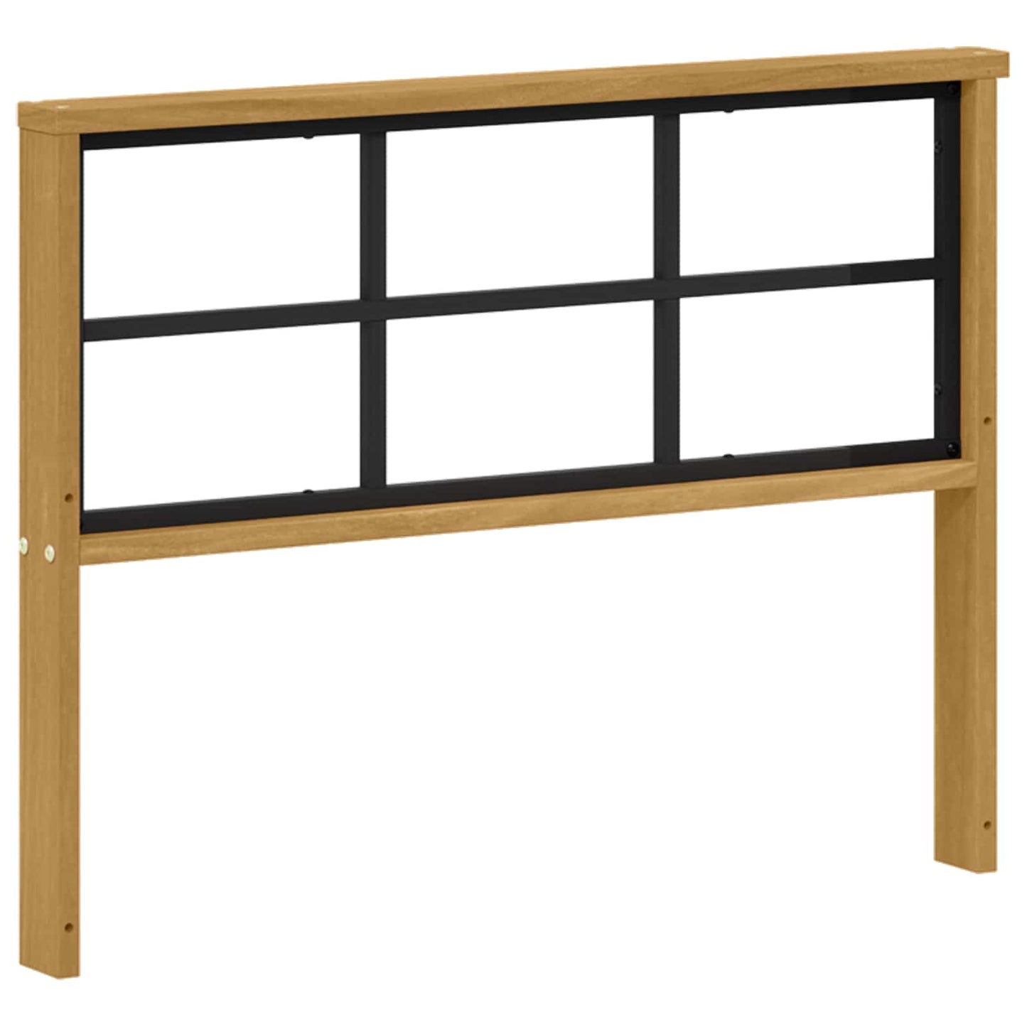 Armlænsmodul 2 pcs Hvid 80 x 6 x 61 cm Massivt Akacietræ