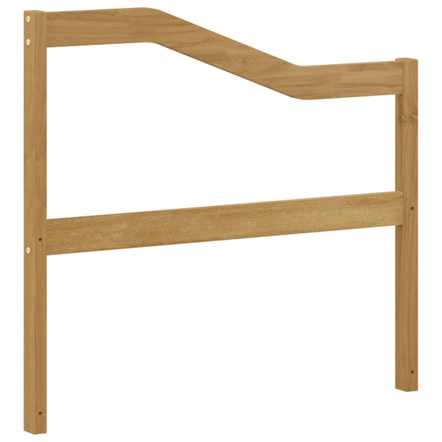 Armlænsmodul 2 pcs Hvid 79 x 4 x 73 cm Massivt Akacietræ