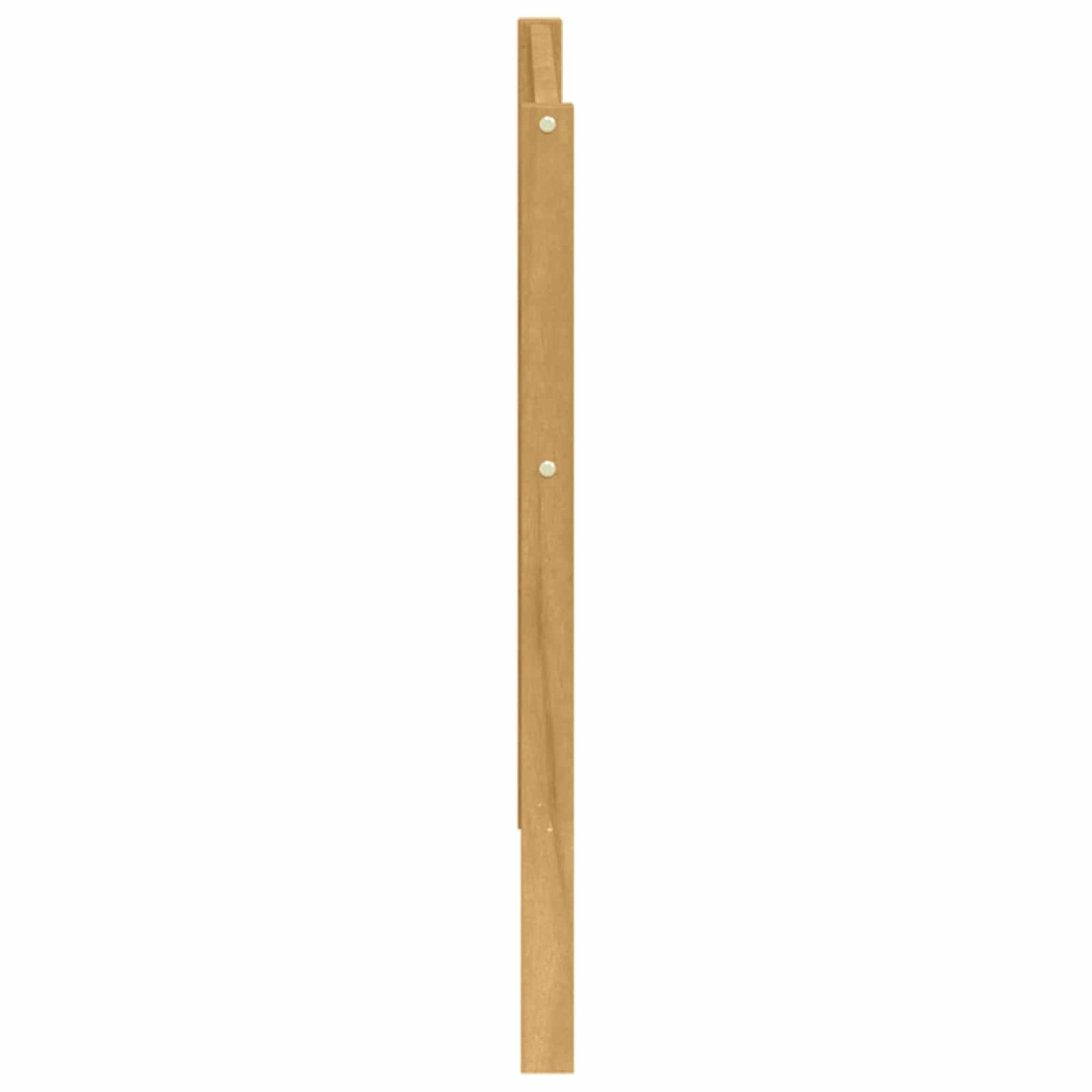 Armlænsmodul 2 pcs Hvid 79 x 4 x 73 cm Massivt Akacietræ