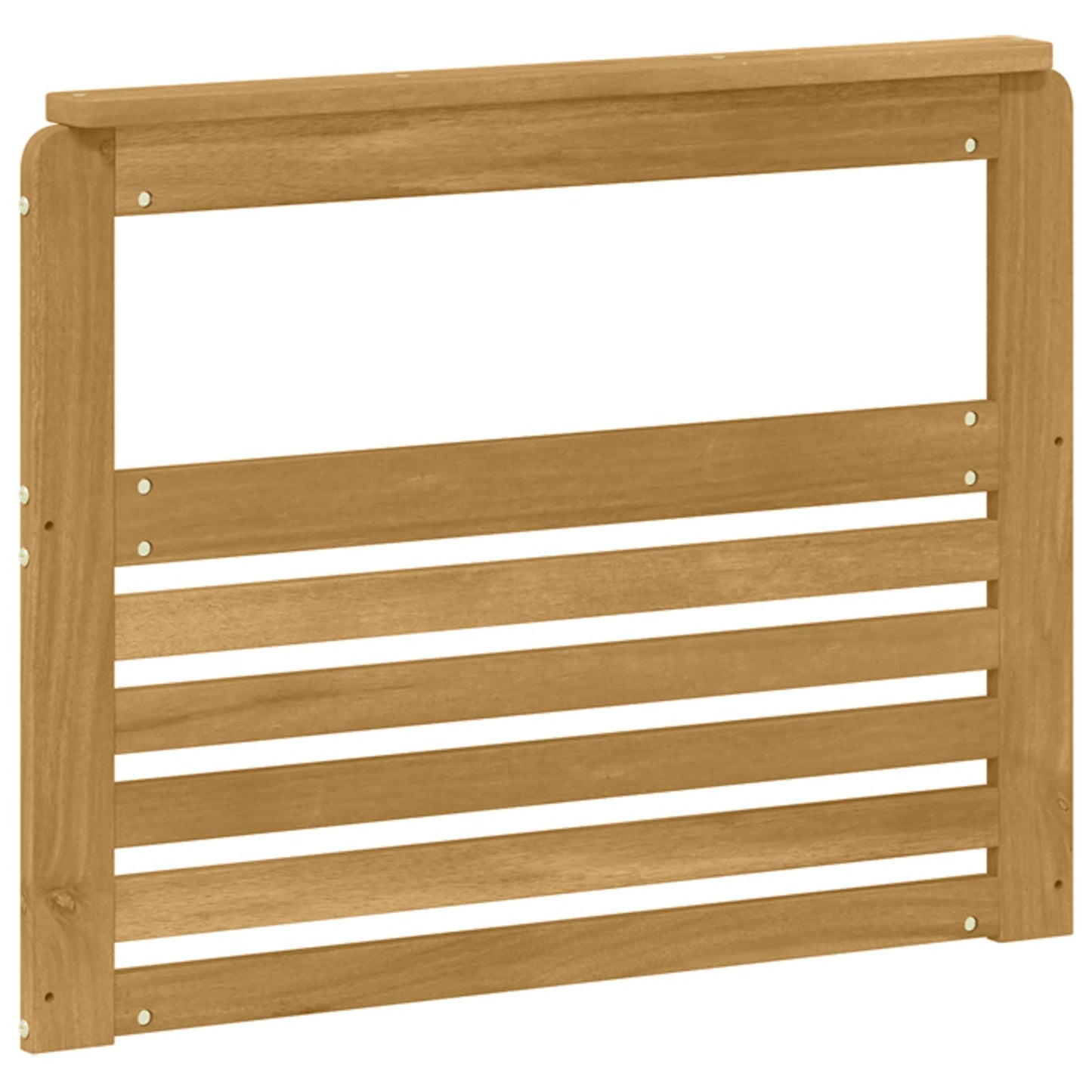 Armlænsmodul 2 pcs Hvid 79 x 6 x 61 cm Massivt Akacietræ