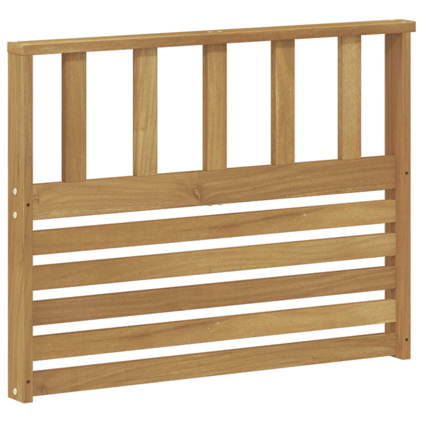 Armlænsmodul 2 pcs Hvid 80 x 6 x 61 cm Massivt Akacietræ