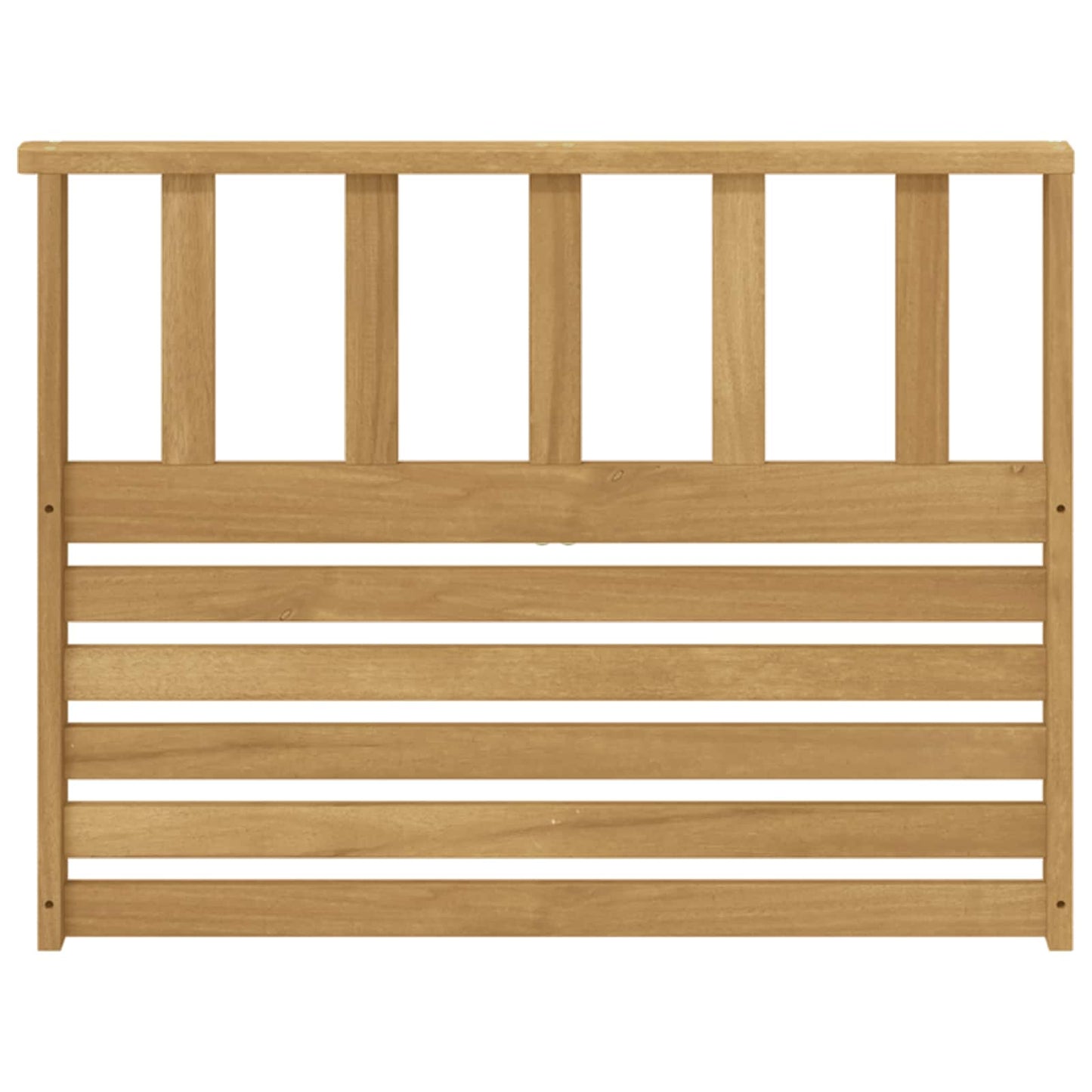 Armlænsmodul 2 pcs Hvid 80 x 6 x 61 cm Massivt Akacietræ
