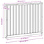 Armlænsmodul 2 pcs Hvid 80 x 6 x 61 cm Massivt Akacietræ